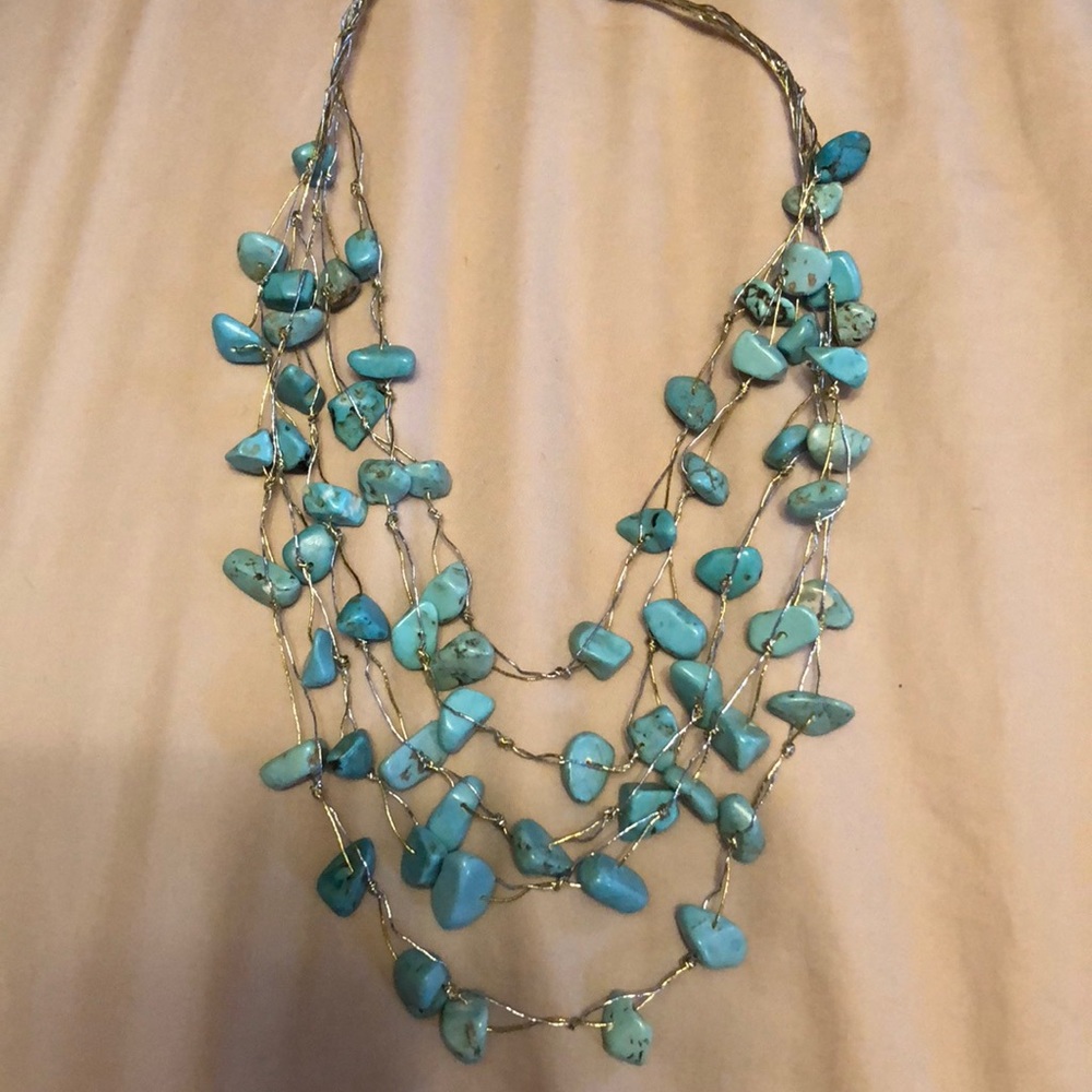 Turquoise real stones from Italy